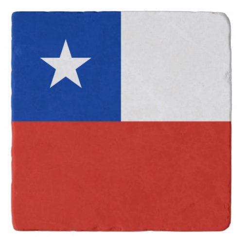 Chile flag trivet