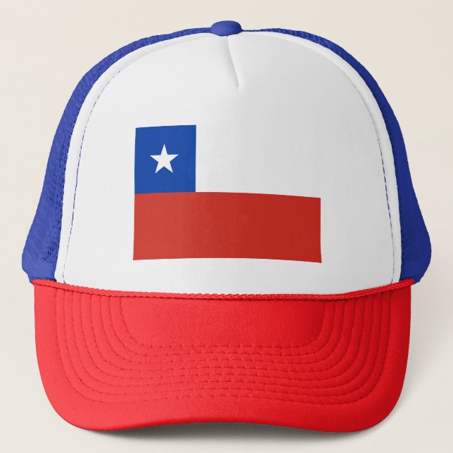 Chile Flag Trucker Hat (Front)