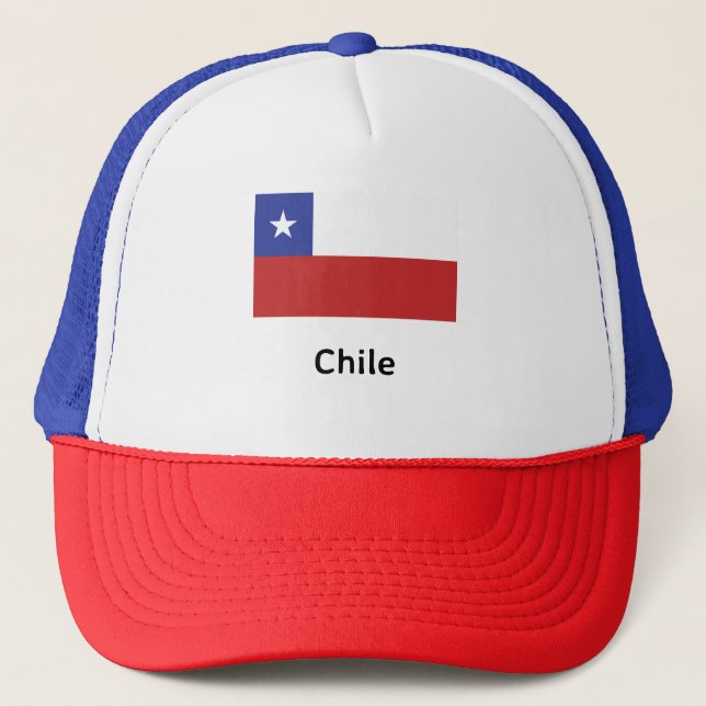 Chile Flag Trucker Hat (Front)