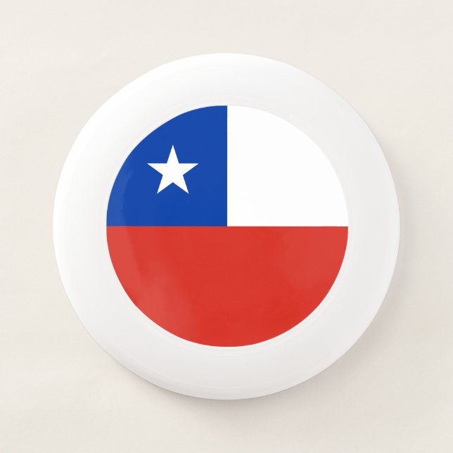 Chile Flag Wham-O Frisbee (Front)