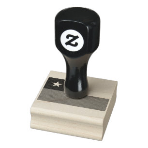 Chile flag Wood Art Stamp