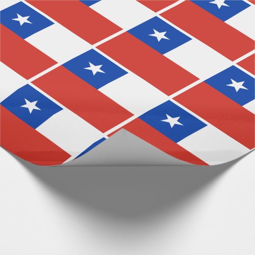Chile Flag Wrapping Paper