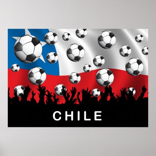 Chile Football Poster