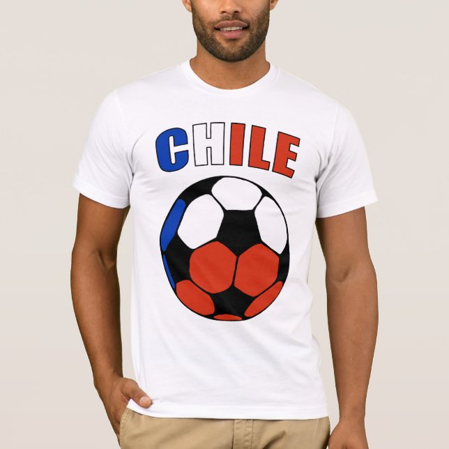 Chile Footy (Light) T-Shirt (Front)