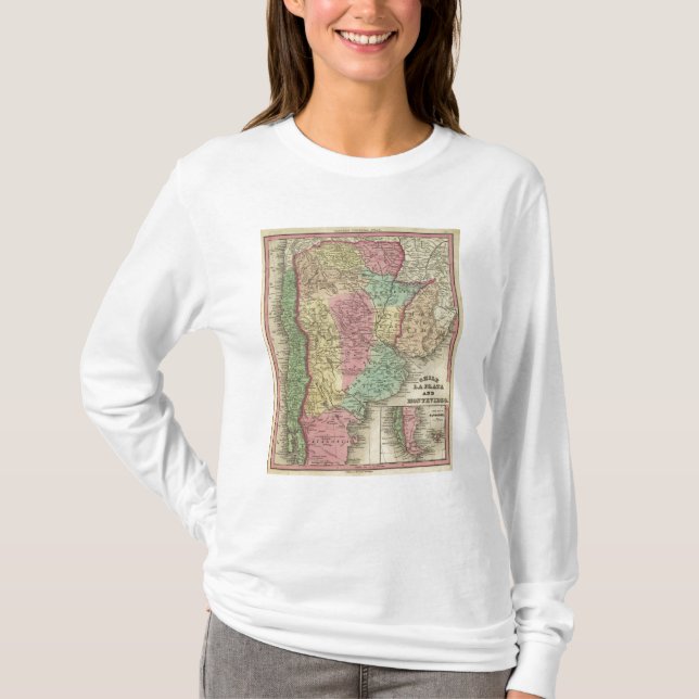 Chile La Plata And Montevideo T-Shirt (Front)