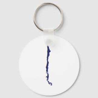 Chile Map Keychain