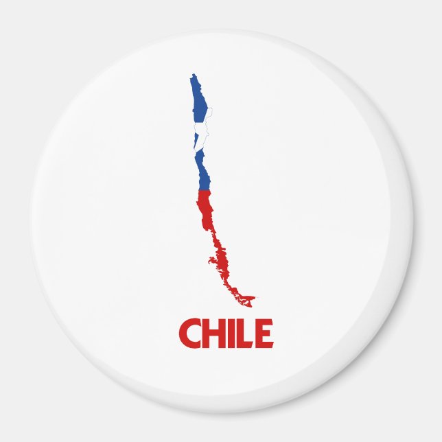 CHILE MAP MAGNET (Front)