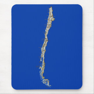 Chile Map Mousepad