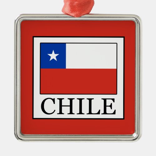 Chile Metal Ornament