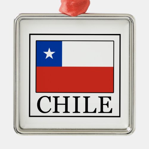 Chile Metal Ornament