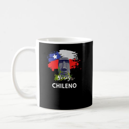 Chile Moai Hispanic Heritage Month Yo Soy Chileno  Coffee Mug