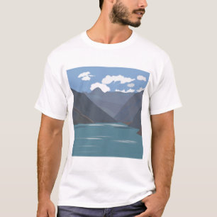 Chile Mountains Lake Nature Travel T-Shirt