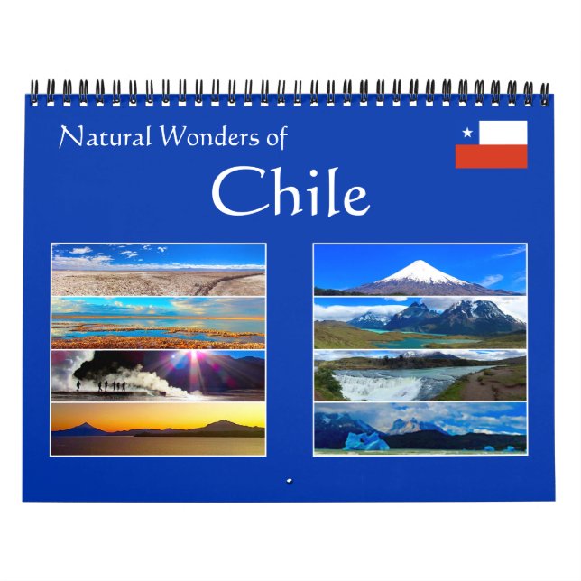 chile natural wonders 2027 calendar (Cover)