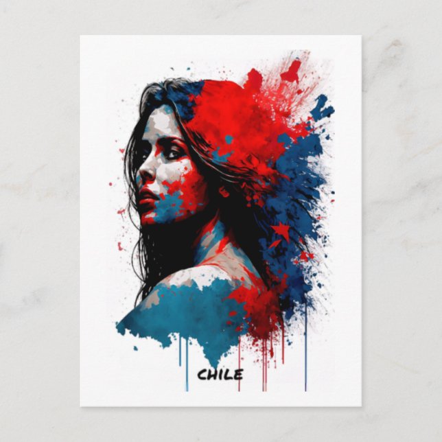 Chile Postcard - Portrait - World of Women (Front)