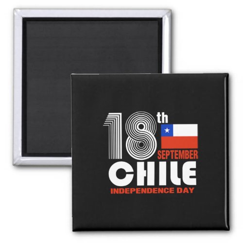 Chile Pride Independence September 18 Chilean Flag Magnet