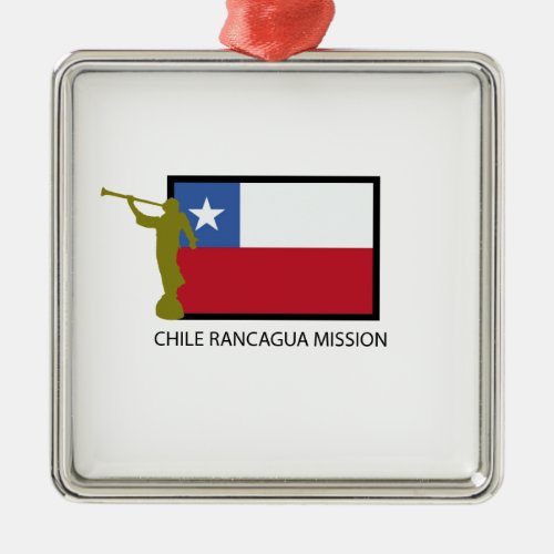 Chile Rancagua Mission LDS CTR Metal Ornament