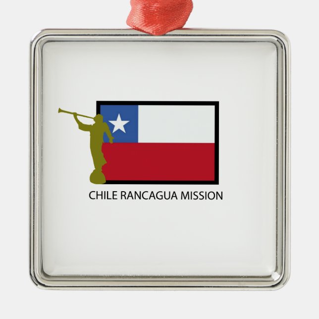 Chile Rancagua Mission LDS CTR Metal Ornament (Front)