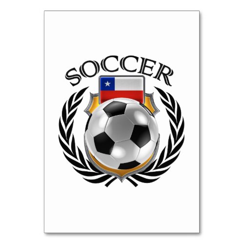 Chile Soccer 2016 Fan Gear Table Number