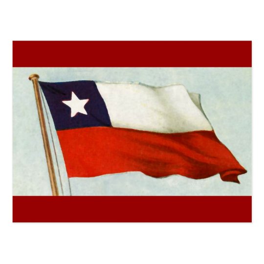 Chile soccer t-shirts and football fans gifts postcard