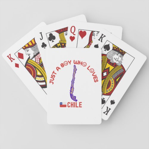 Chile South American Country Playing Cards