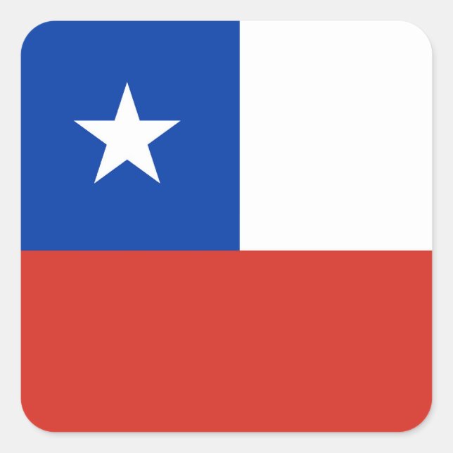 CHILE SQUARE STICKER (Front)
