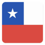 CHILE SQUARE STICKER