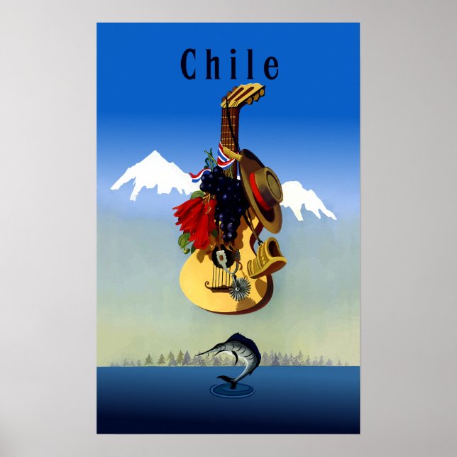 Chile travel poster (Front)