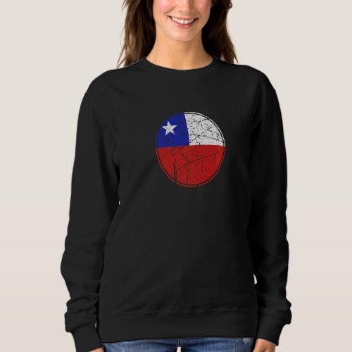Chile Vintage Chilean Flag Sweatshirt