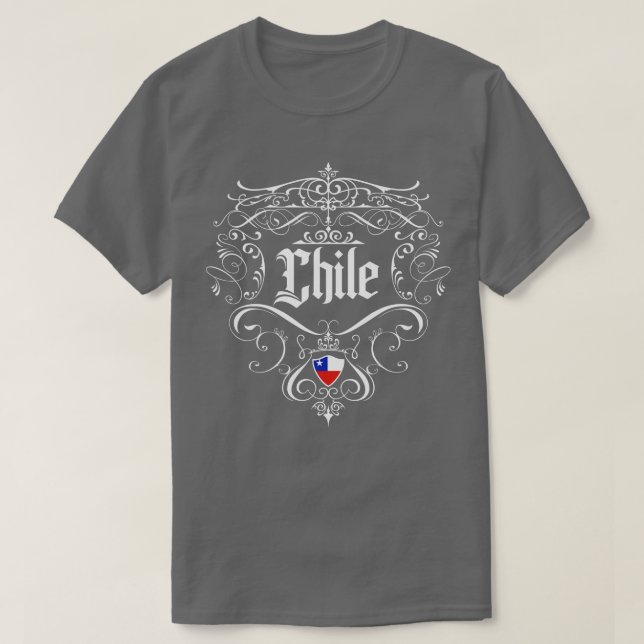 Chile Vintage design T-Shirt (Design Front)