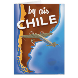 Chile Vintage Travel poster Cards