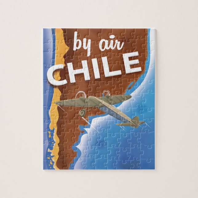 Chile Vintage Travel poster Jigsaw Puzzle (Vertical)