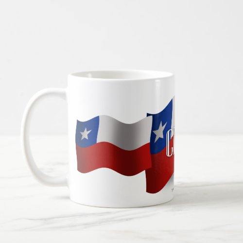 Chile Waving Flag Coffee Mug