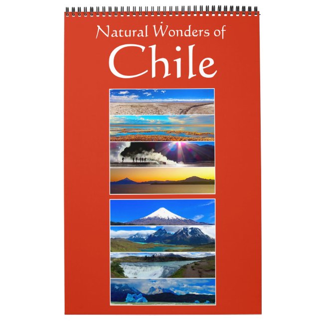 chile wonders calendar (Cover)