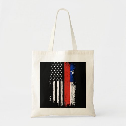 Chilean American Flag _ Pride Chile USA Shirt Tote Bag