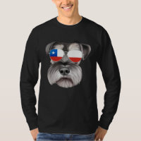 Chilean Flag Miniature Schnauzer Dog Chile Pocket