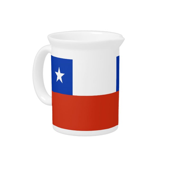 Chilean Flag Pitcher (Left)