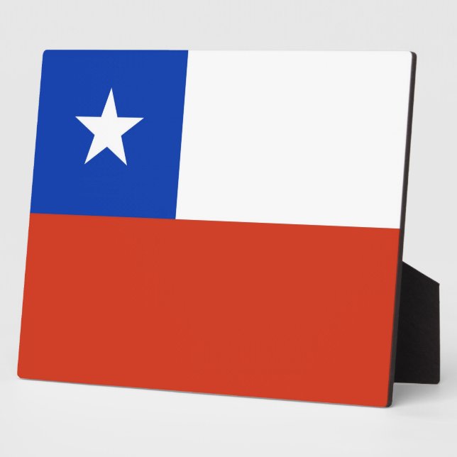Chilean Flag Plaque (Side)