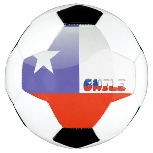 Chilean flag soccer ball