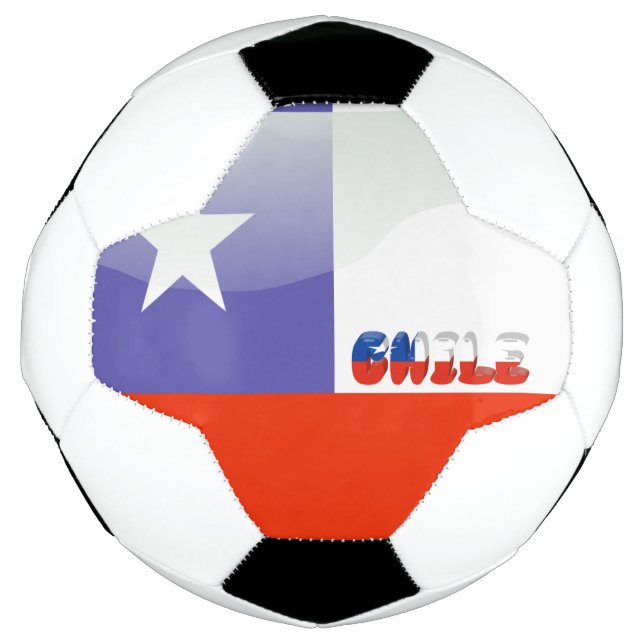 Chilean flag soccer ball (Front)