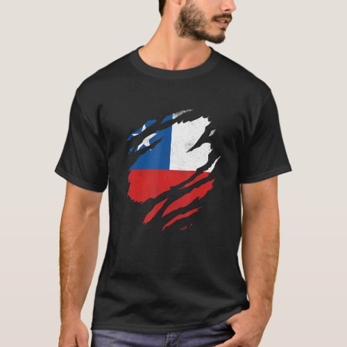 Chilean Flag South America Chileanos Chilenos Chil T_Shirt