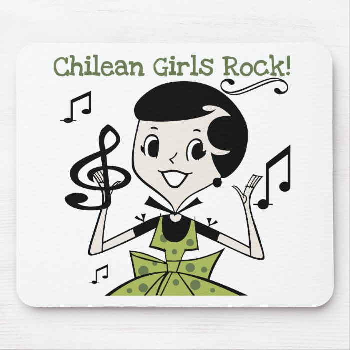 Chilean Girls Rock Mouse Mat