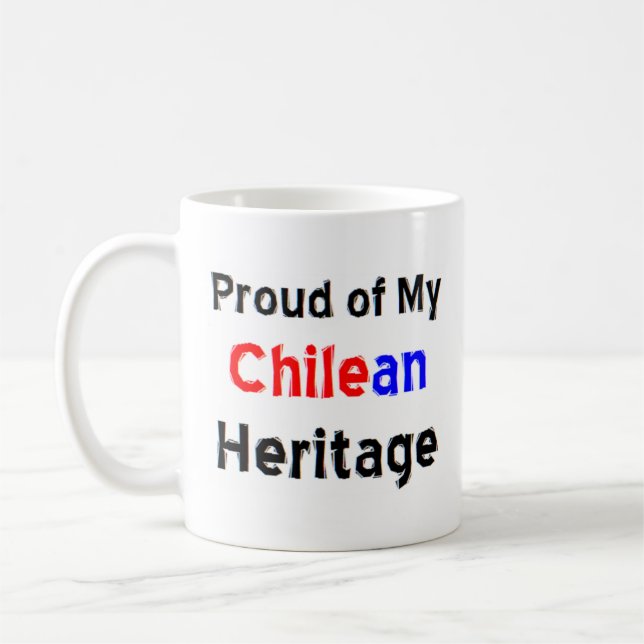 chilean heritage coffee mug (Left)