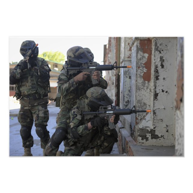 Chilean marines photo print (Front)