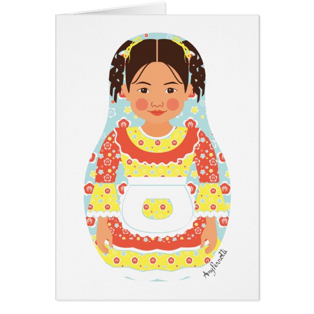 Chilean Matryoshka Card (Front)
