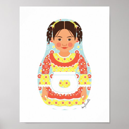 Chilean Matryoshka Poster