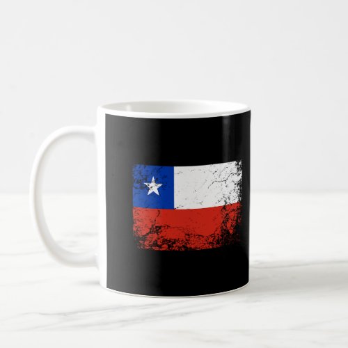 Chilean National Flag Vintage Chile Flag Gift Coffee Mug