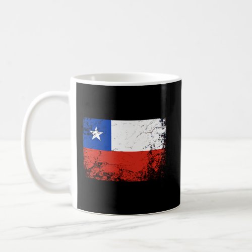 Chilean National Flag Vintage Chile Flag Gift Coffee Mug