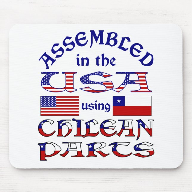 Chilean Parts Mouse Pad (Front)