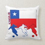 Chilean Soccer Players Throw Pillow Chilean Soccer Players Throw Pillow