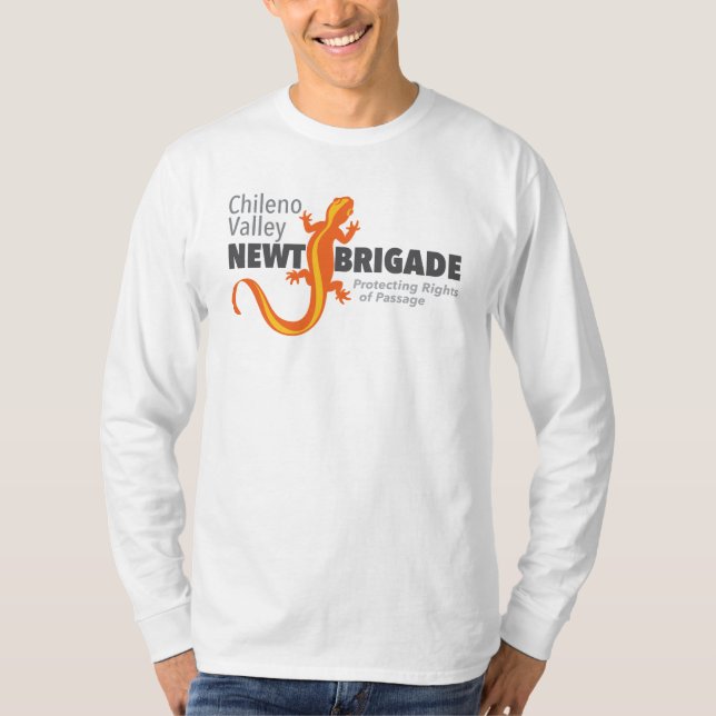 Chileno Valley Newt Brigade Logo T-shirt (Front)